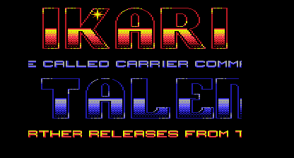 Carrier command Title Screen